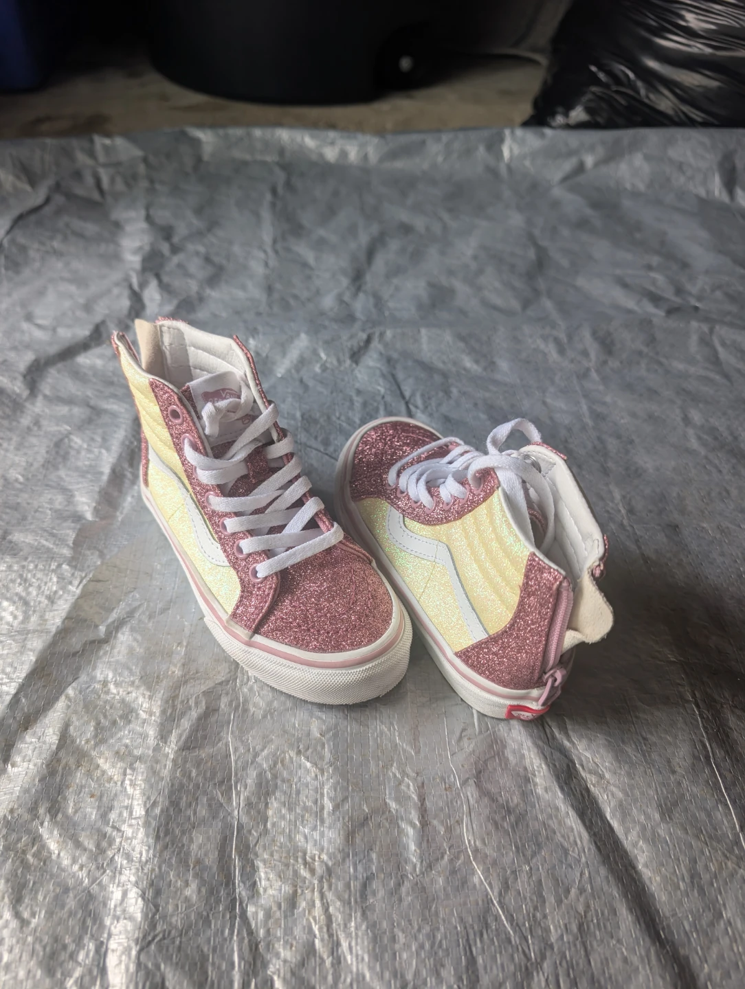 Vans Toddler Glitter High-Top Shoes 10.5 - photo 4