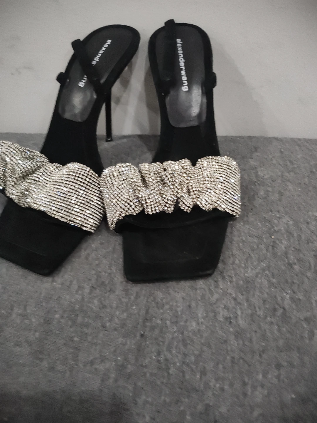 Alexander Wang Crystal Embellished Heels