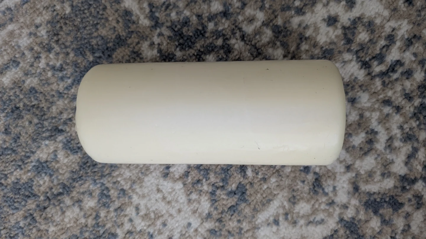 Unscented Off-White Pillar Candle