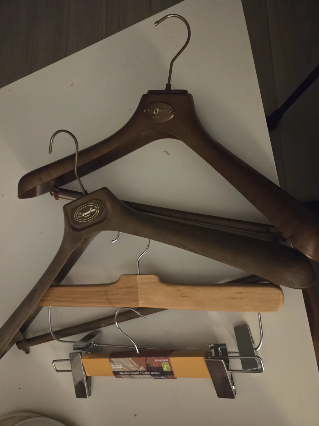 Assorted Wooden Clothing Hangers - photo 4