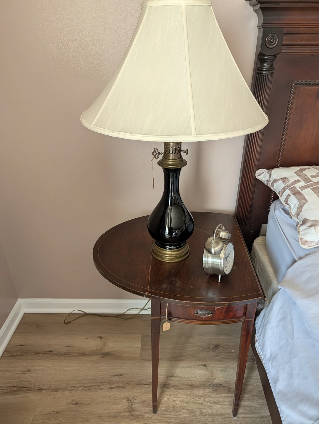 2 antique nightstands.