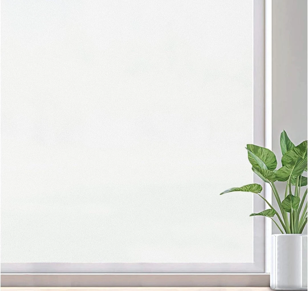 Privacy Window Film, Static Cling - White 17.5"x78.7"