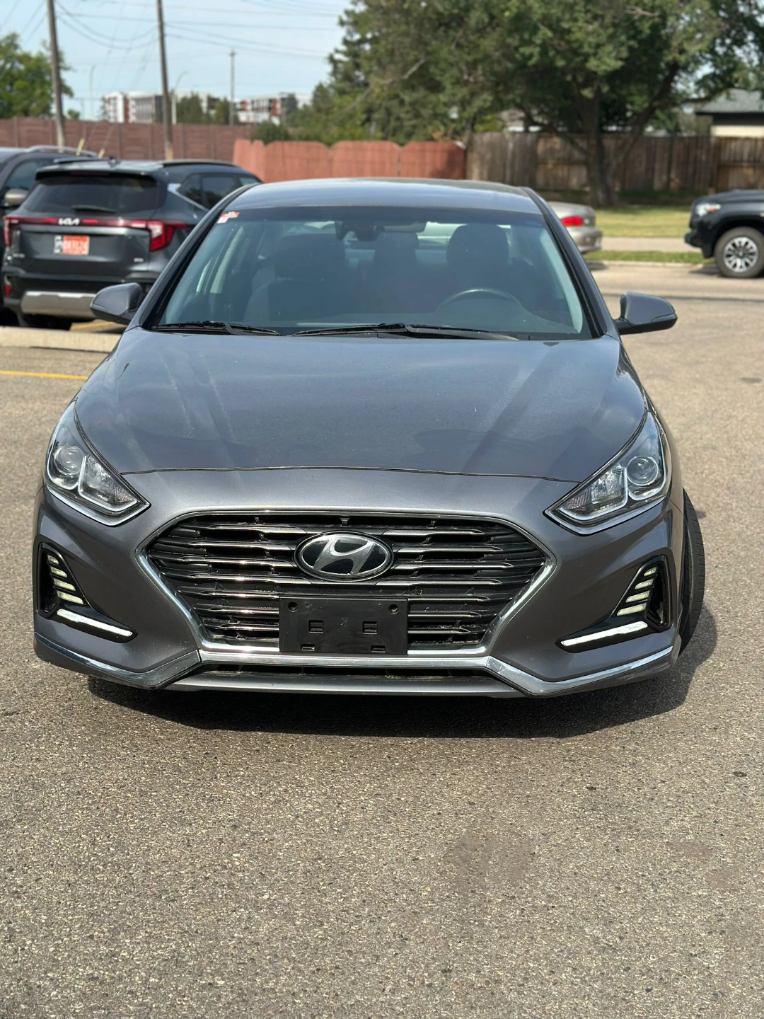 Grey Hyundai Sonata Sedan