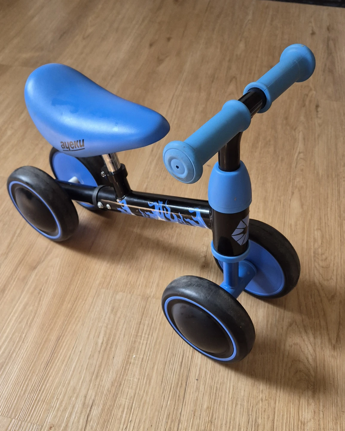 Ayeku Toddler Balance Bike Blue - photo 2