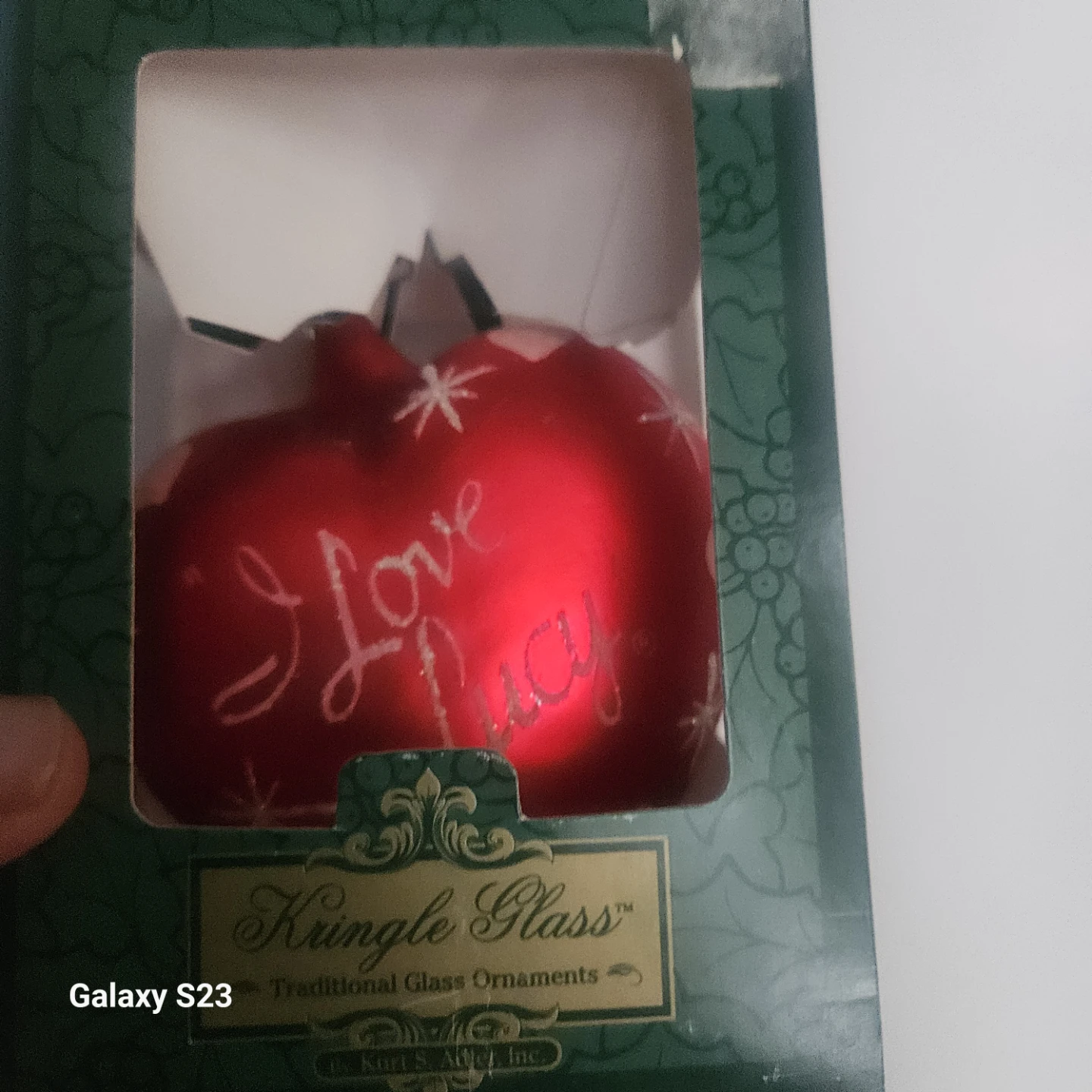 Kringle Glass I Love Lucy Christmas Ornament - photo 2
