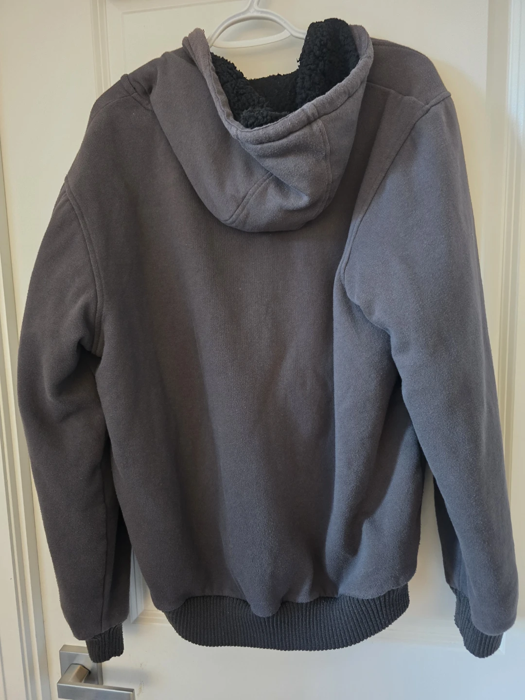Sherpa-lined Zip-up Hoodie - photo 2
