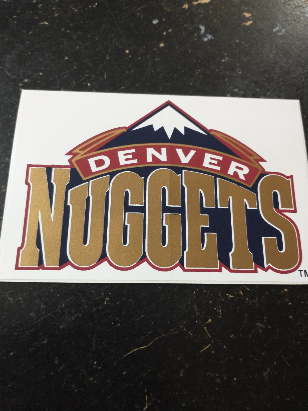 Beautiful 1995 NBA Denver Nuggets Logo Sticker - photo 2