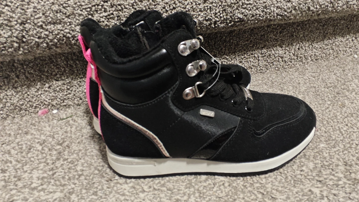 Mexx Black High-Top Boots Size 2 - photo 2