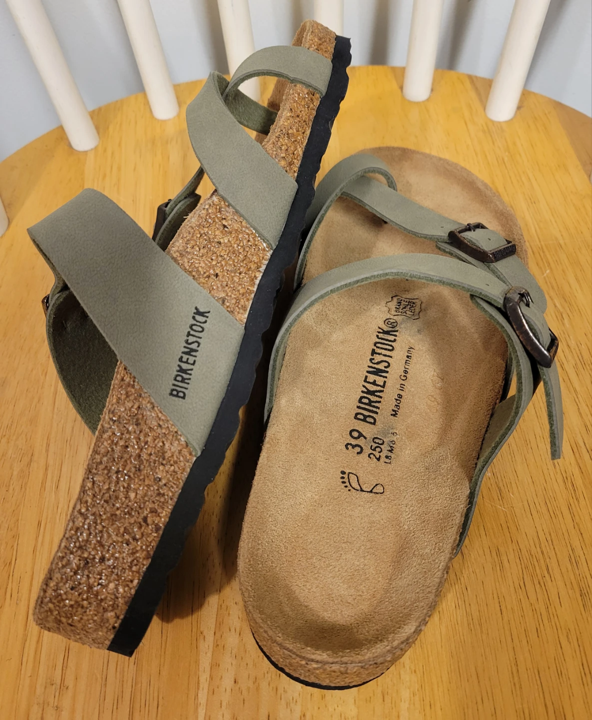 Birkenstock Mayari Stone color Women's Sandals Size 39 / 8 NEW - photo 5