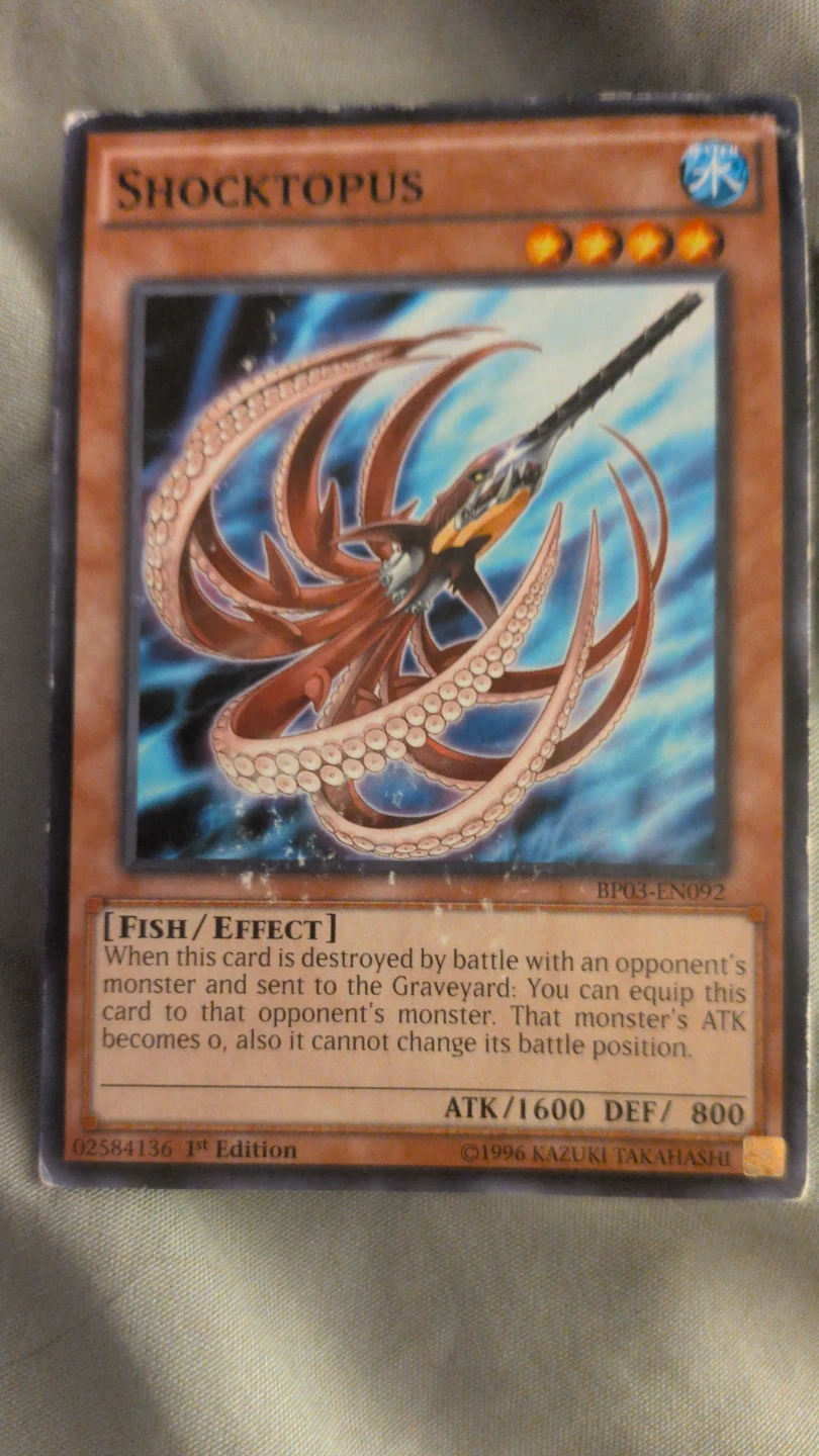 Shocktopus Yu-Gi-Oh! Card BP03-EN092