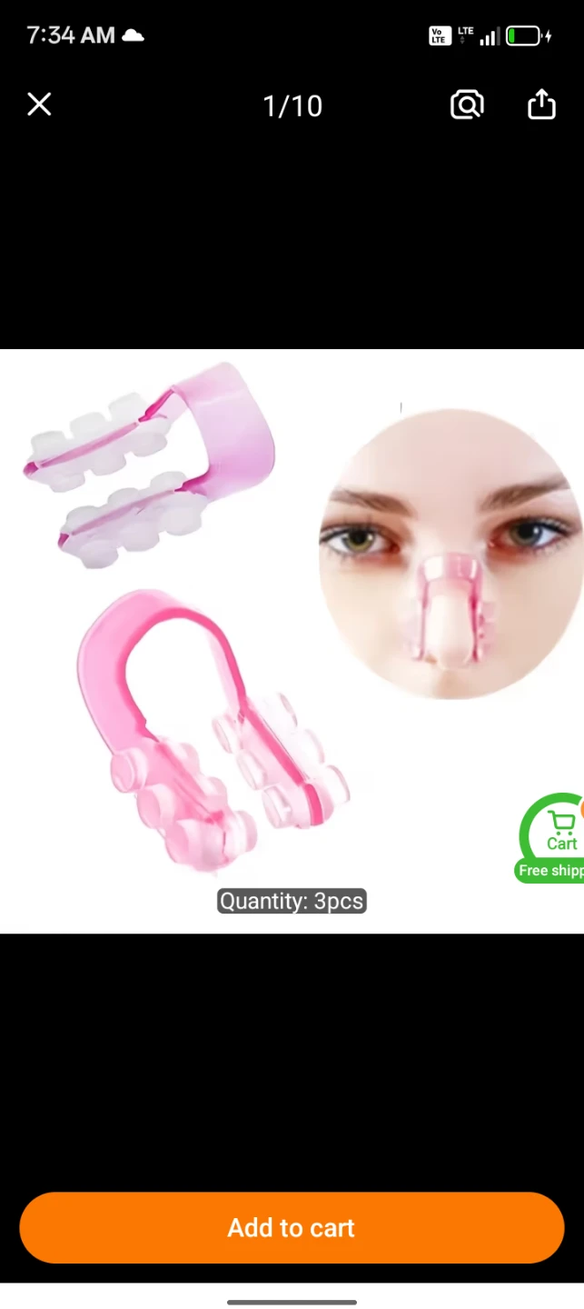 Pink Nose Up Lifting Clip