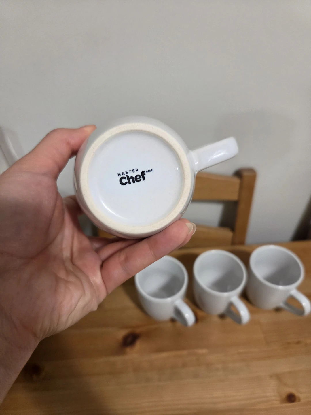 Set of 4 MasterChef White Ceramic Mugs - photo 4