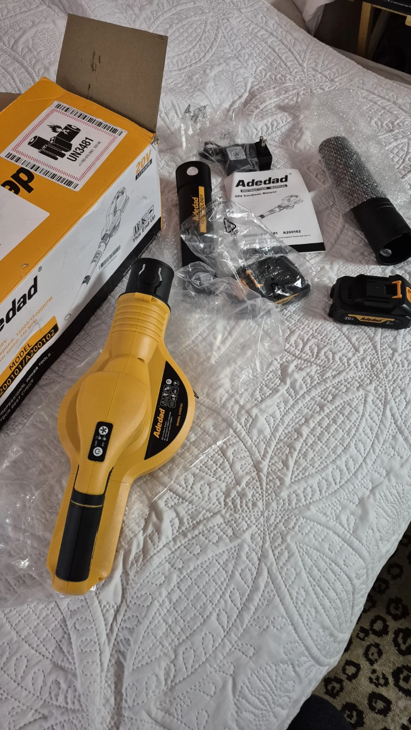 Adedad 20V 150MPH Blower strong