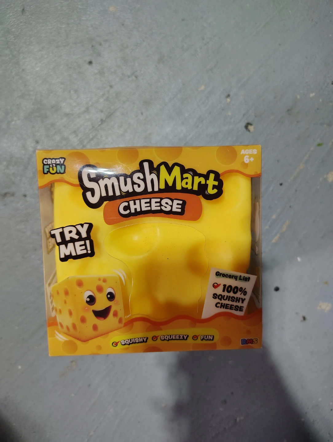 SmushMart Cheese Squishy Toy