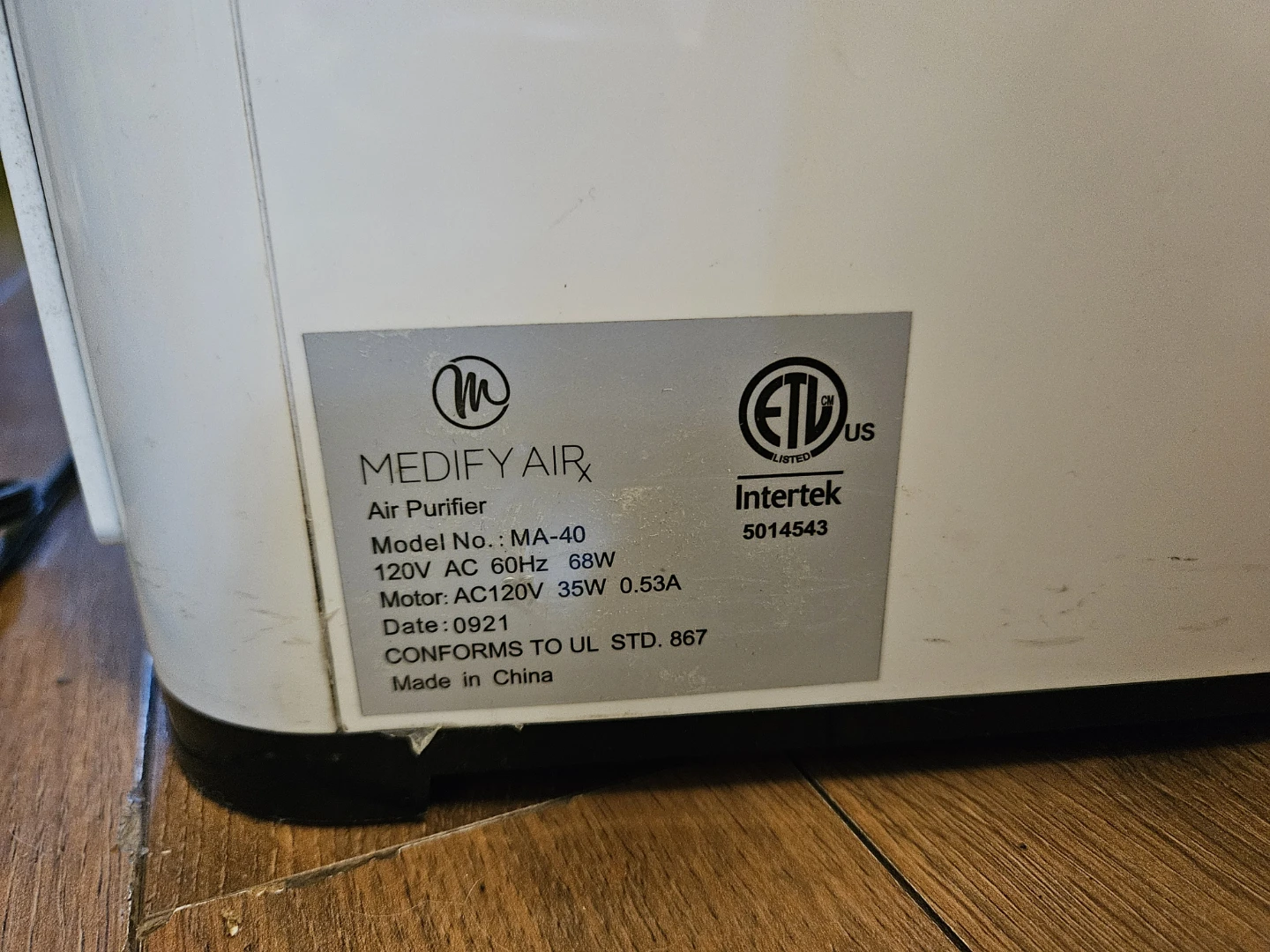 Medify Air MA-40 Air Purifier - photo 3
