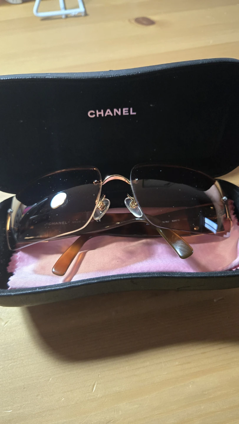 Chanel Rhinestone Logo Sunglasses - photo 3