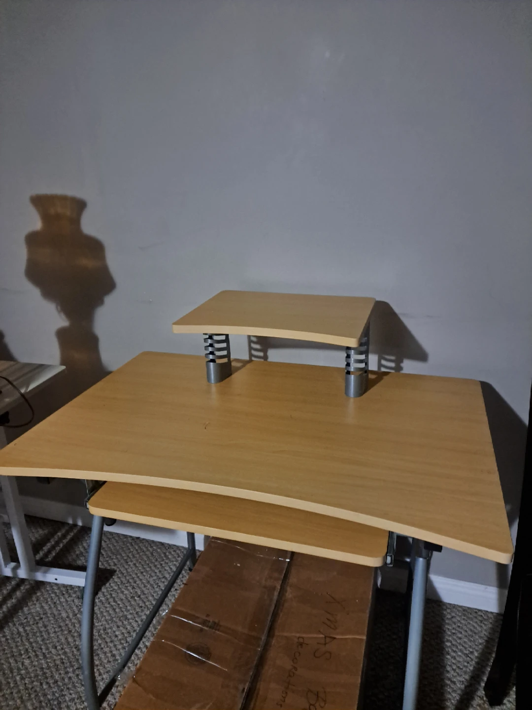 Adjustable Height Rolling Desk