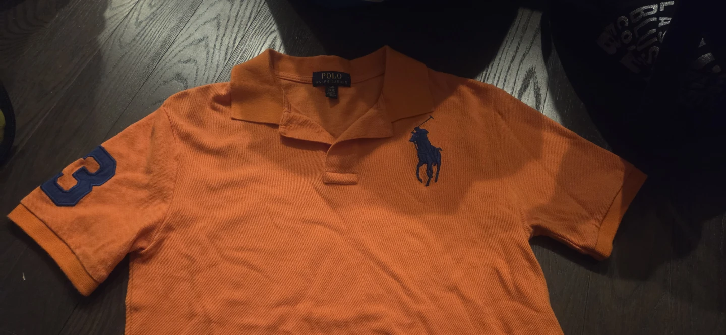 Polo Ralph Lauren Kids Orange Polo Shirt Size L/G