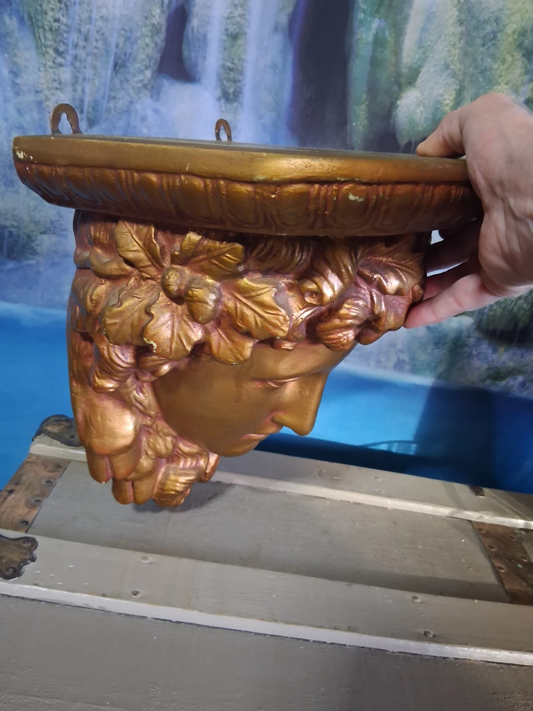 Decorative Gold Finish Wall Sconce - photo 2