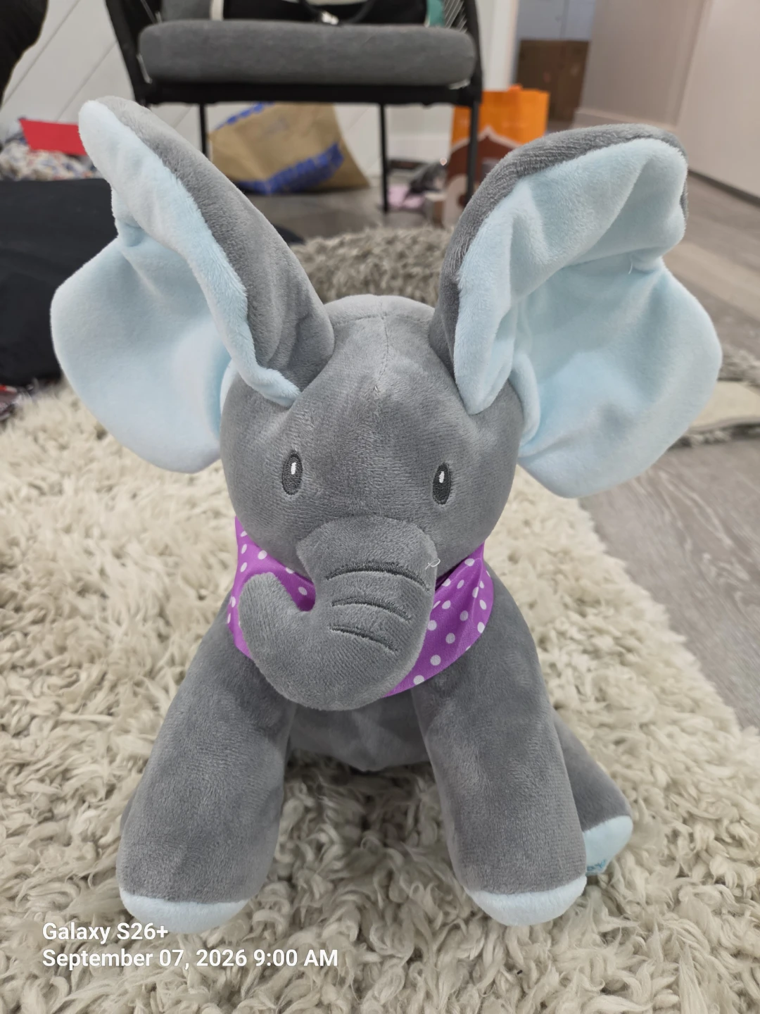 Interactive Elephant Musical Plush Toy