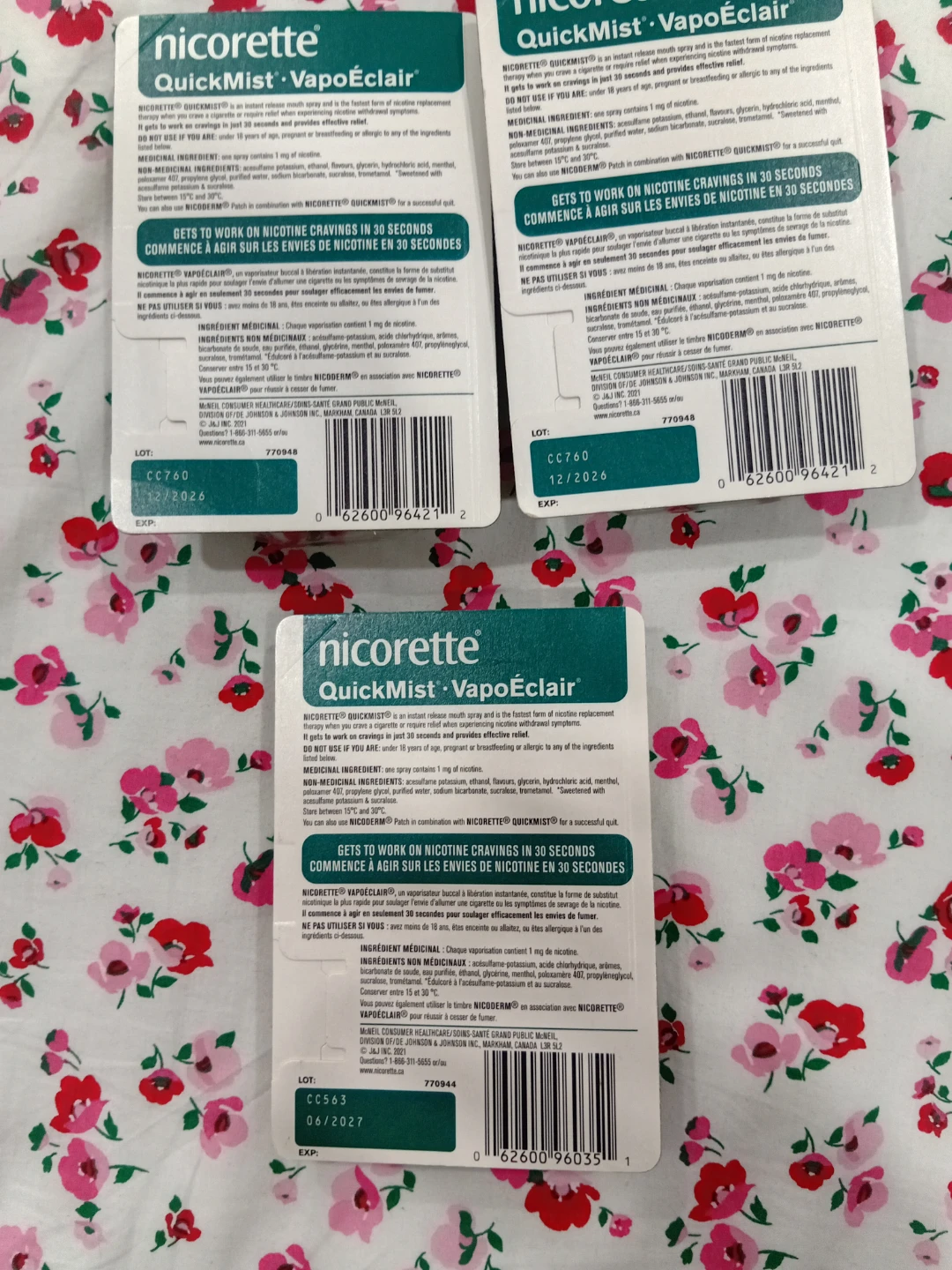 3 Vaporisateurs Nicorette QuickMist - photo 4