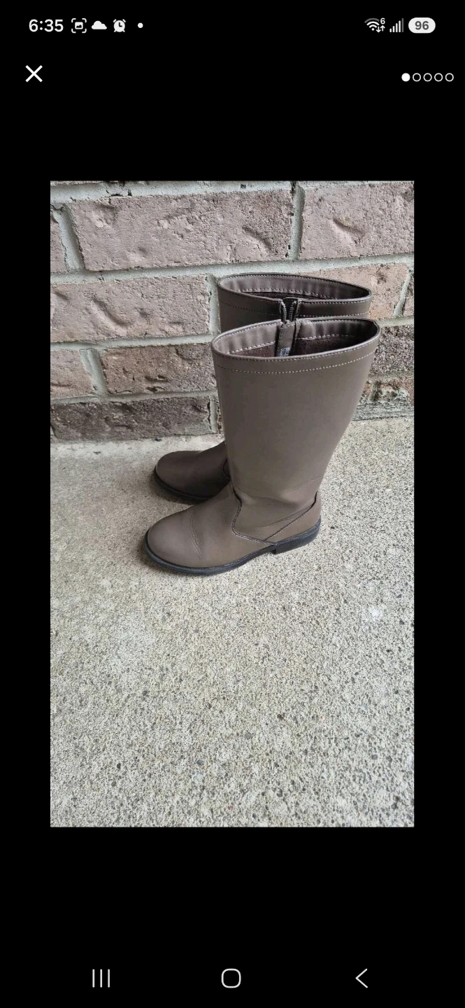 Girls faux - leather  Riding Boots