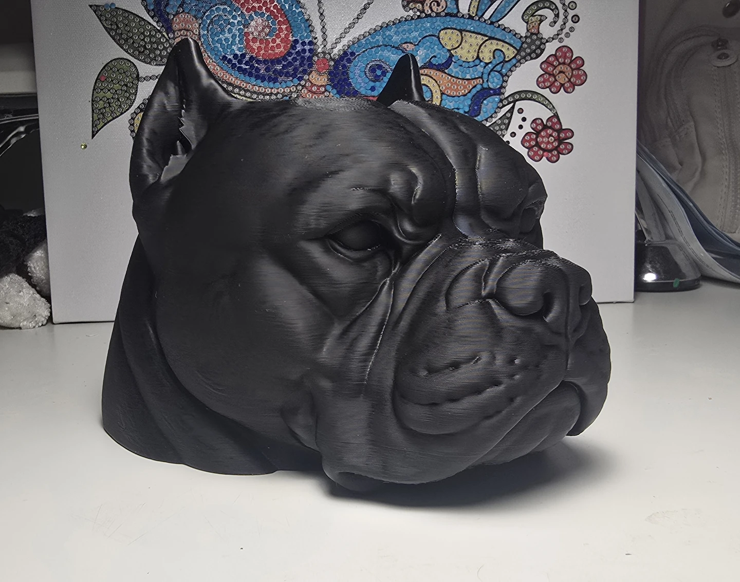 Bulldog Pen Holder, Cute Dog Desk Organizer