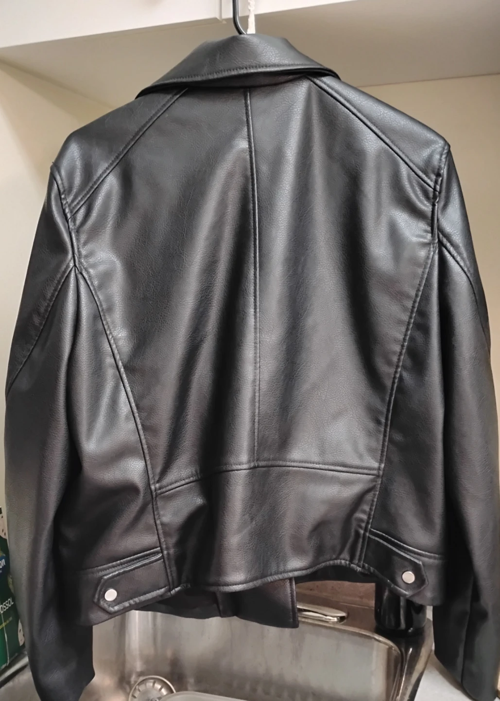 H&M Faux Leather Biker Jacket - photo 4