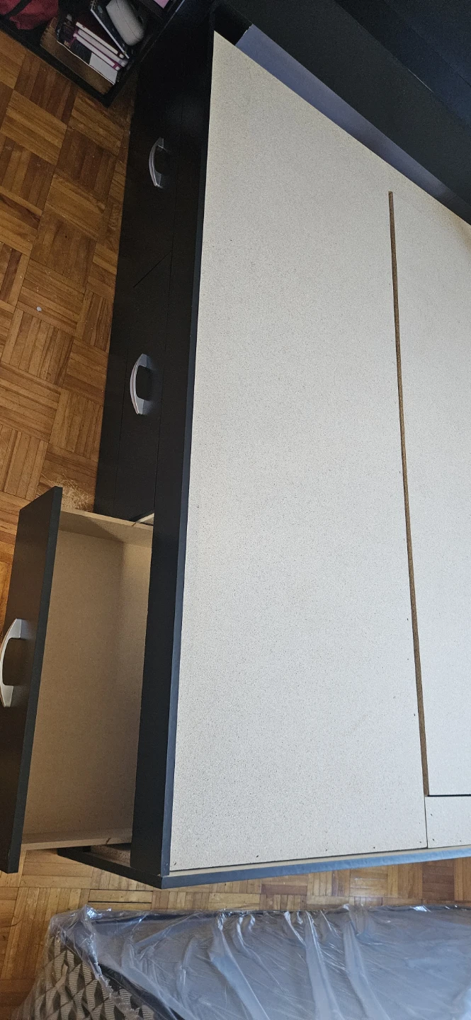 FREE Dark Brown Double Bed Frame with Mattress - photo 3