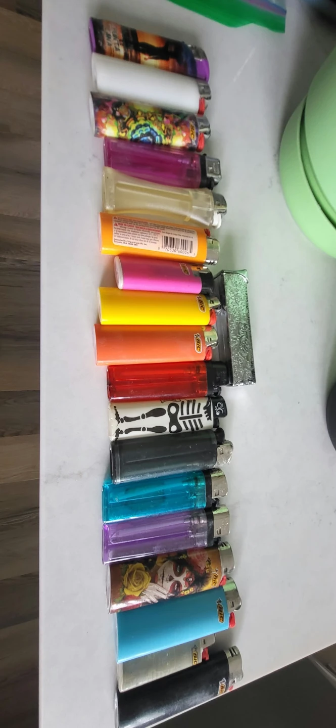 Lot of 17 Assorted Bic Lighters