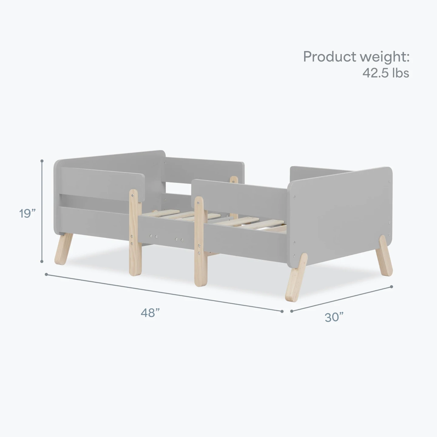 Toddler Bed - Gray - photo 2