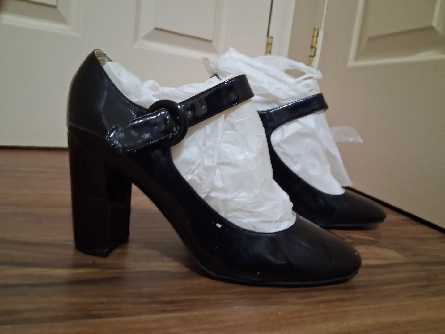 Black Patent Mary Jane Heels