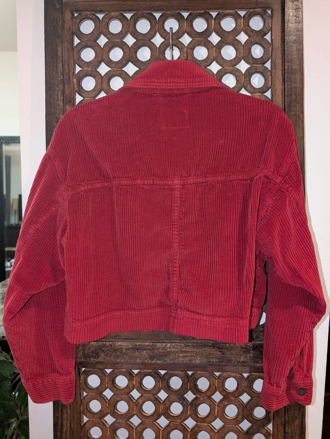 Abercrombie & Fitch Red Corduroy Jacket - photo 3
