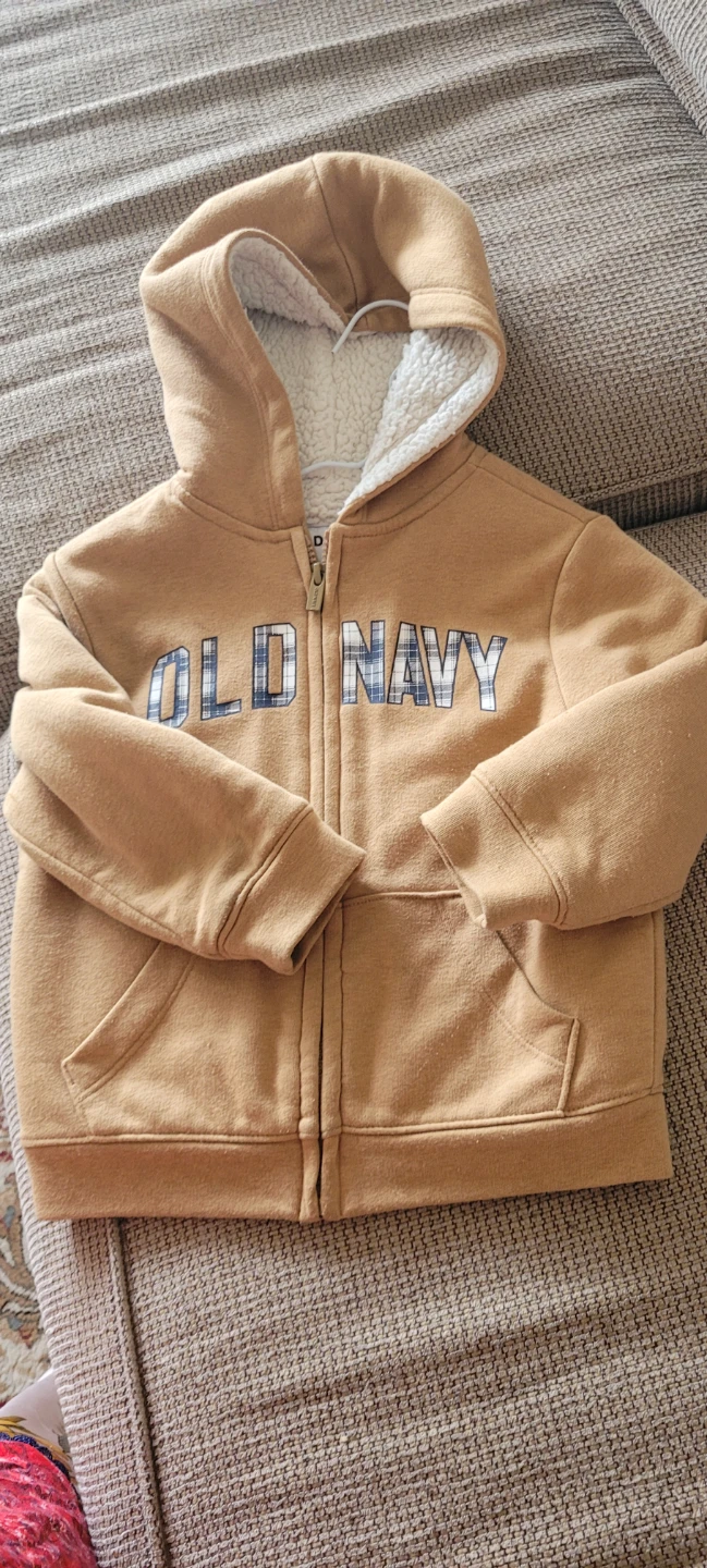 Old Navy Sherpa Lined Hoodie - 3T - photo 2