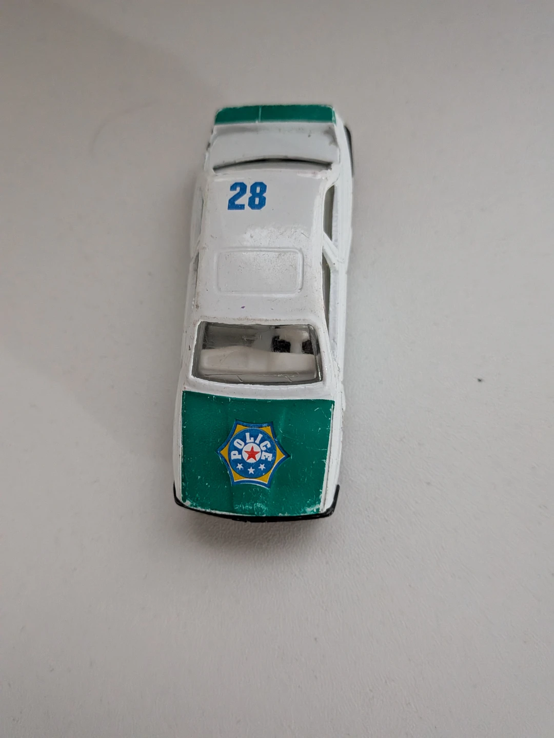 Vintage Police Toy Car