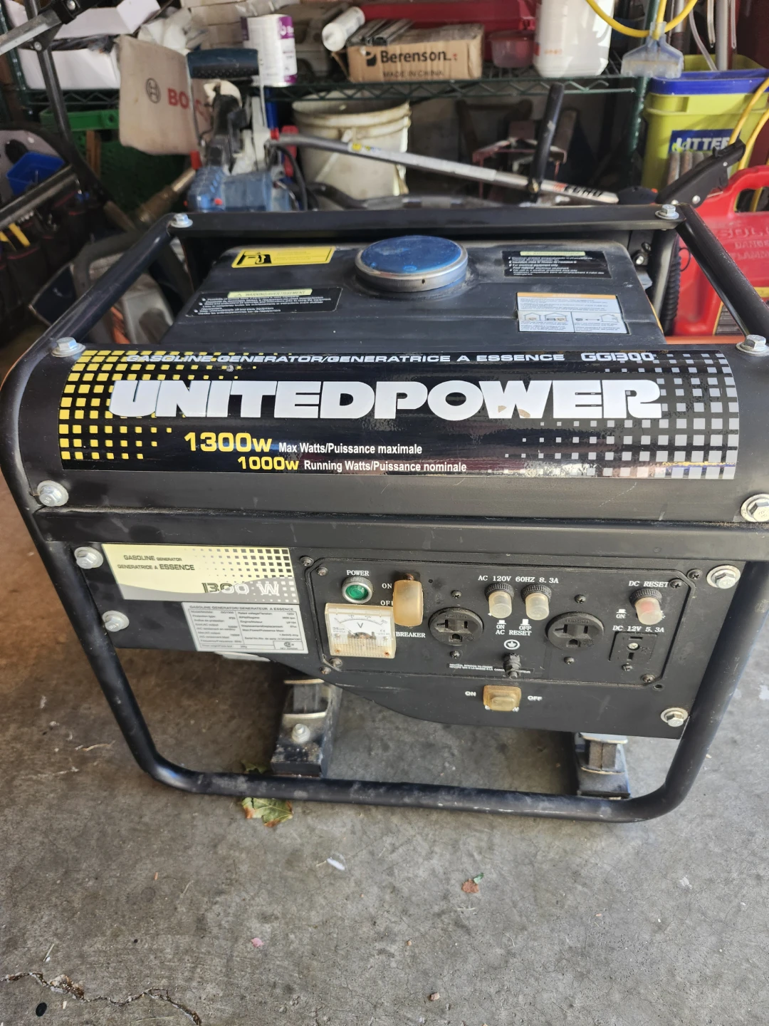 UnitedPower GG1300 Gasoline Generator