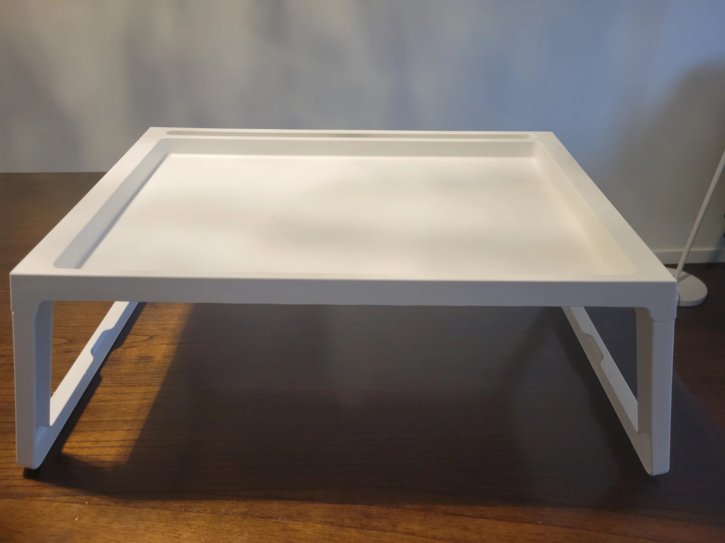 White Foldable Breakfast Tray