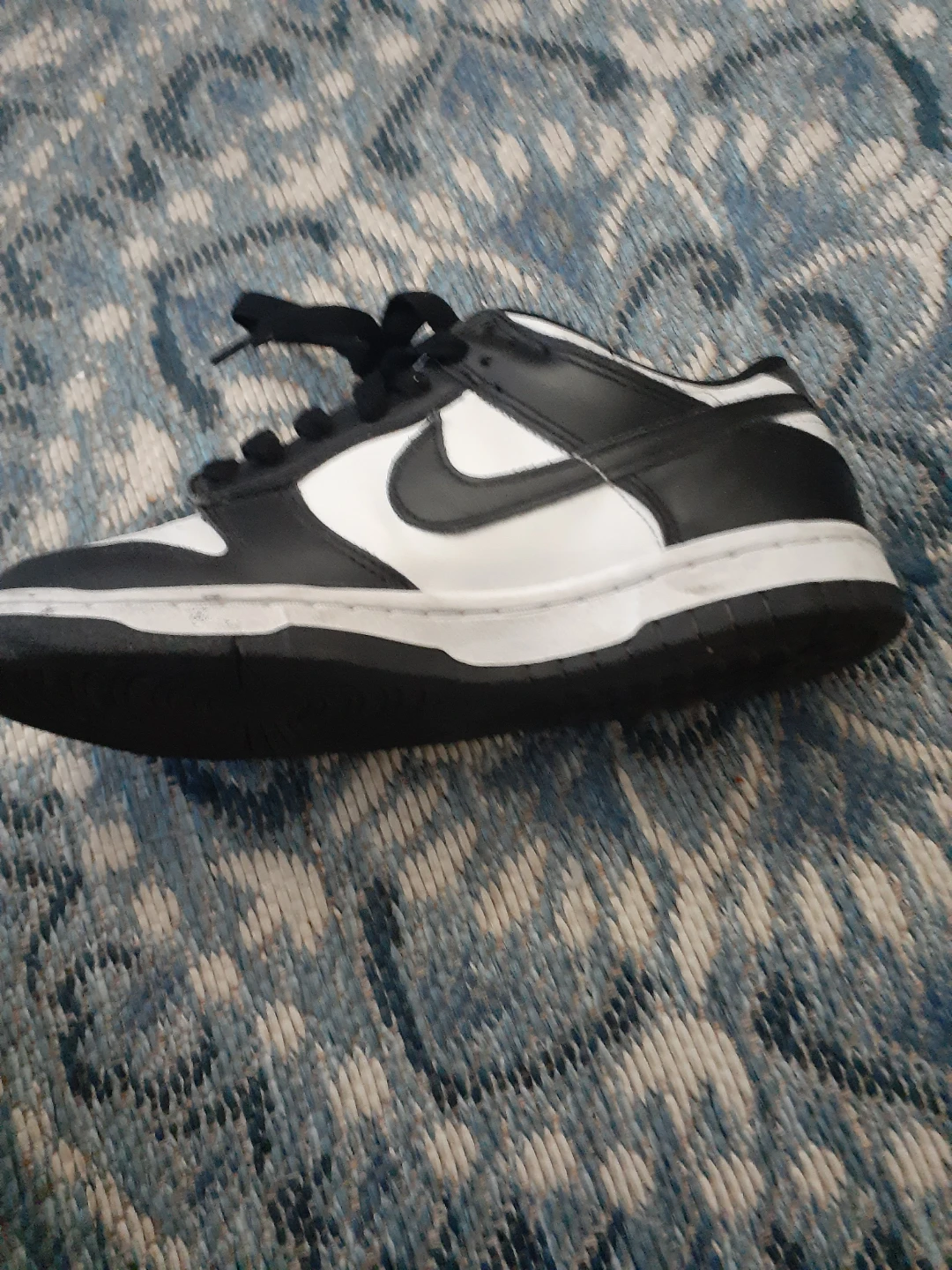 Nike Dunk Low Black and White Sneakers - photo 2