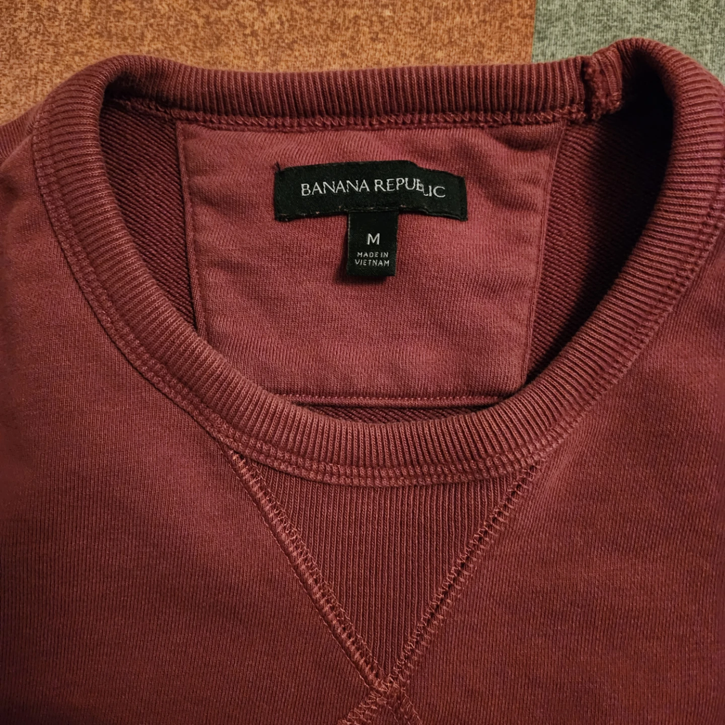 Banana Republic Burgundy Sweatshirt Medium - photo 2