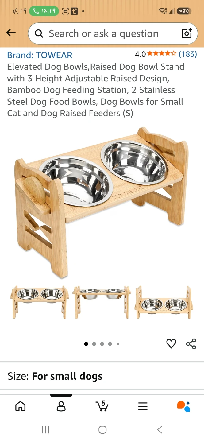 Adjustable Elevated Pet Feeding Station