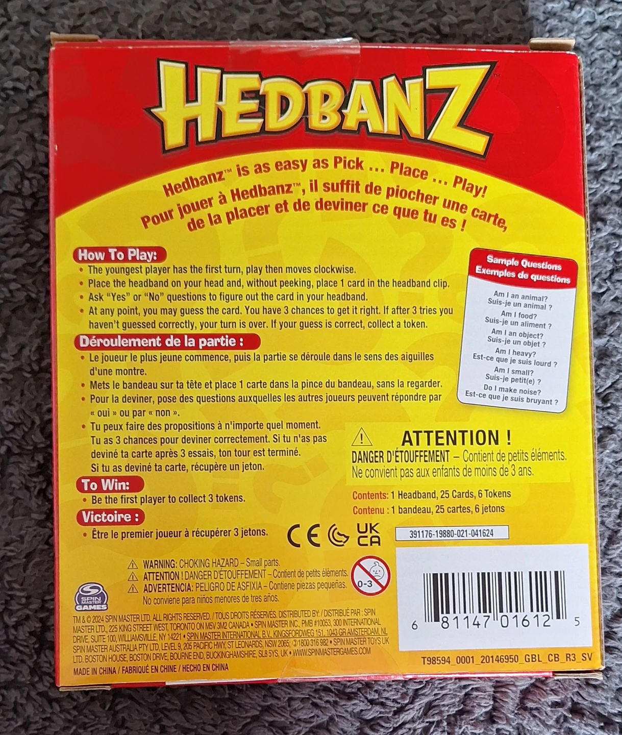 Spin Master Hedbanz Board Game🏈 - photo 2