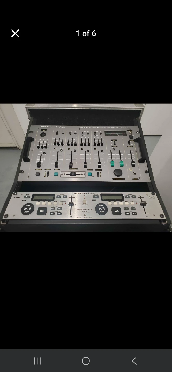 Radio Shack Mixer and American Audio CD Player - photo 3