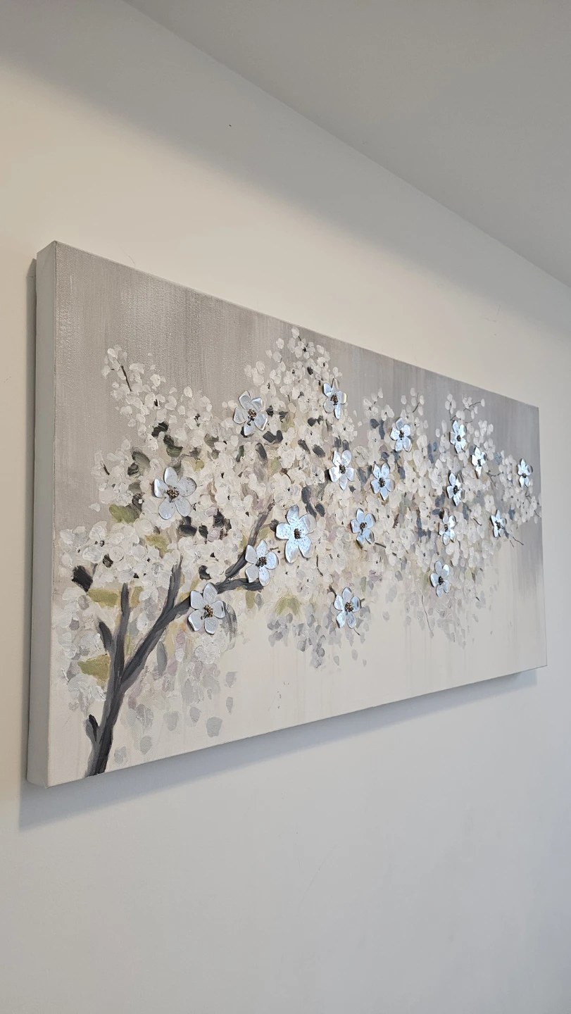 Cherry Blossom Canvas Painting - photo 3