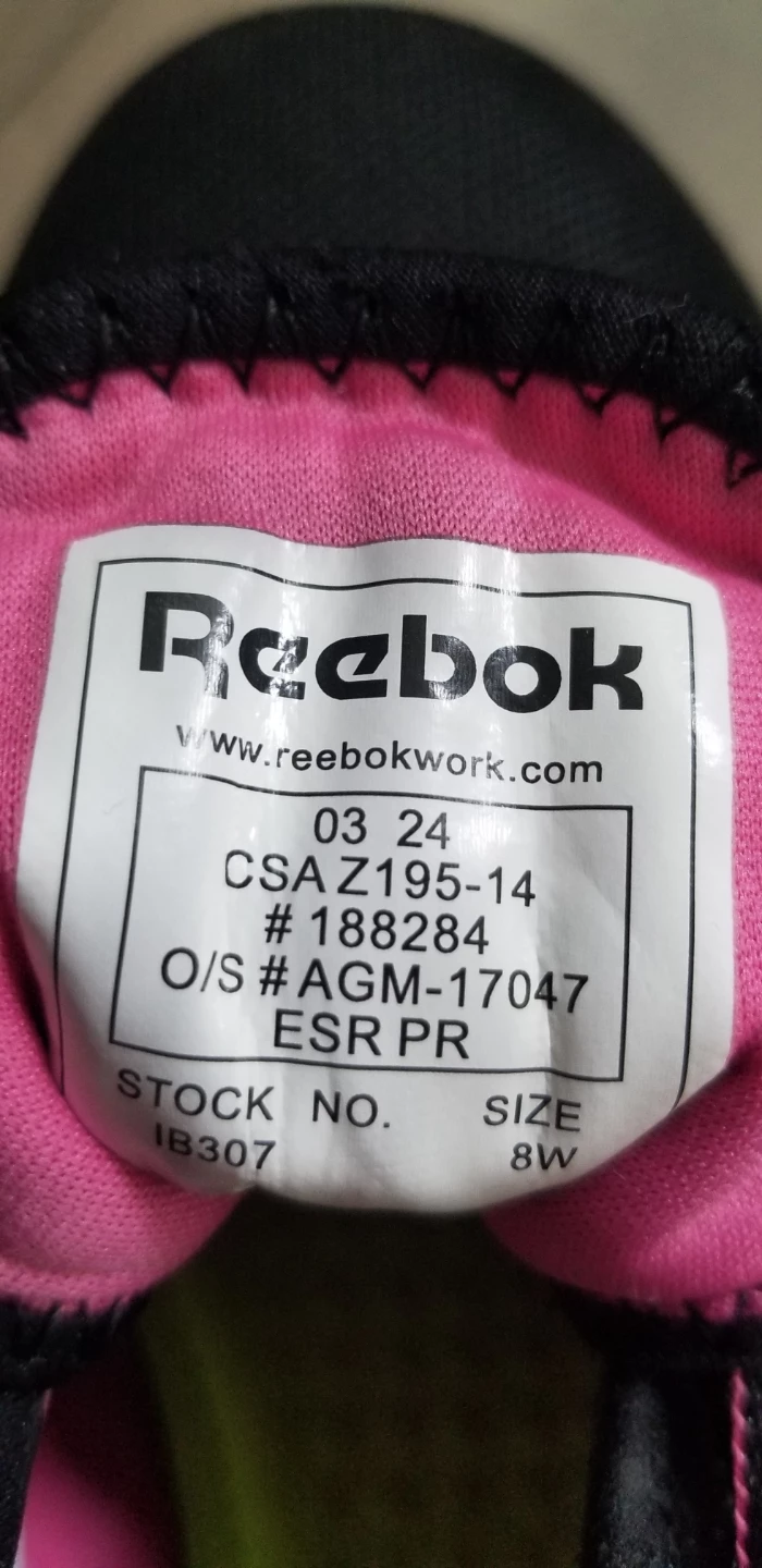 Reebok Women's Safety Work Shoes Size 8W - photo 4