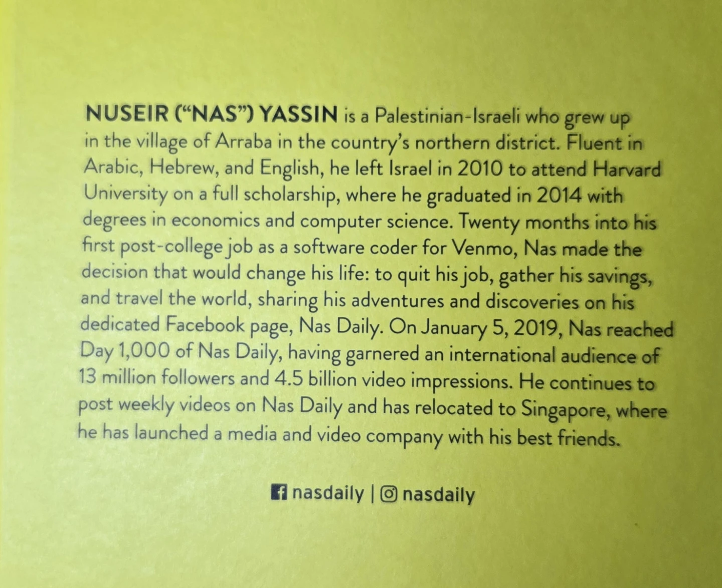NAS DAILY Hardcover Book (Around The World in 60 Seconds) - photo 5