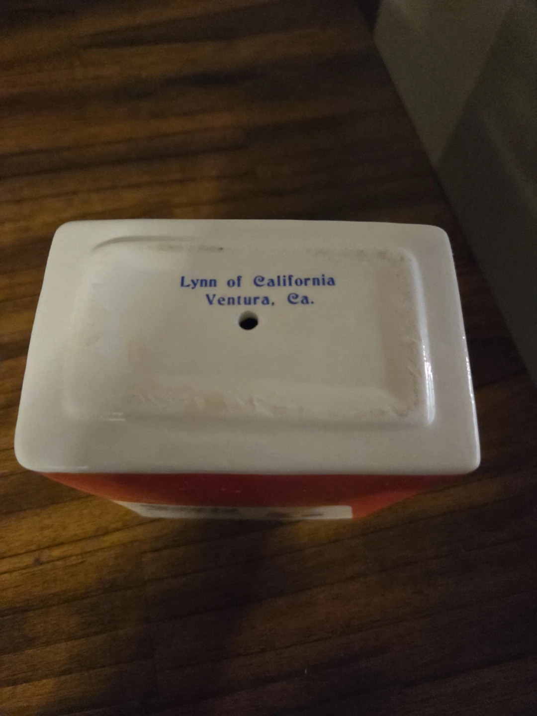Vintage 1974 Schilling Black Pepper Ceramic Canister - photo 4