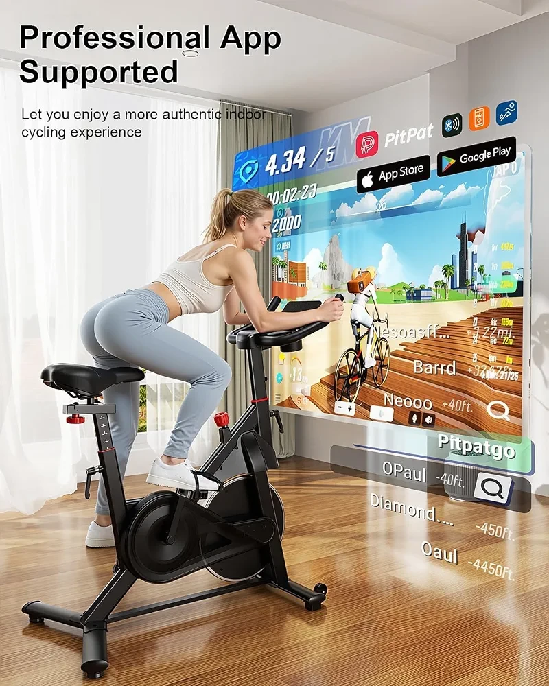 Stationary Indoor Cycling Exercise Bike - photo 2