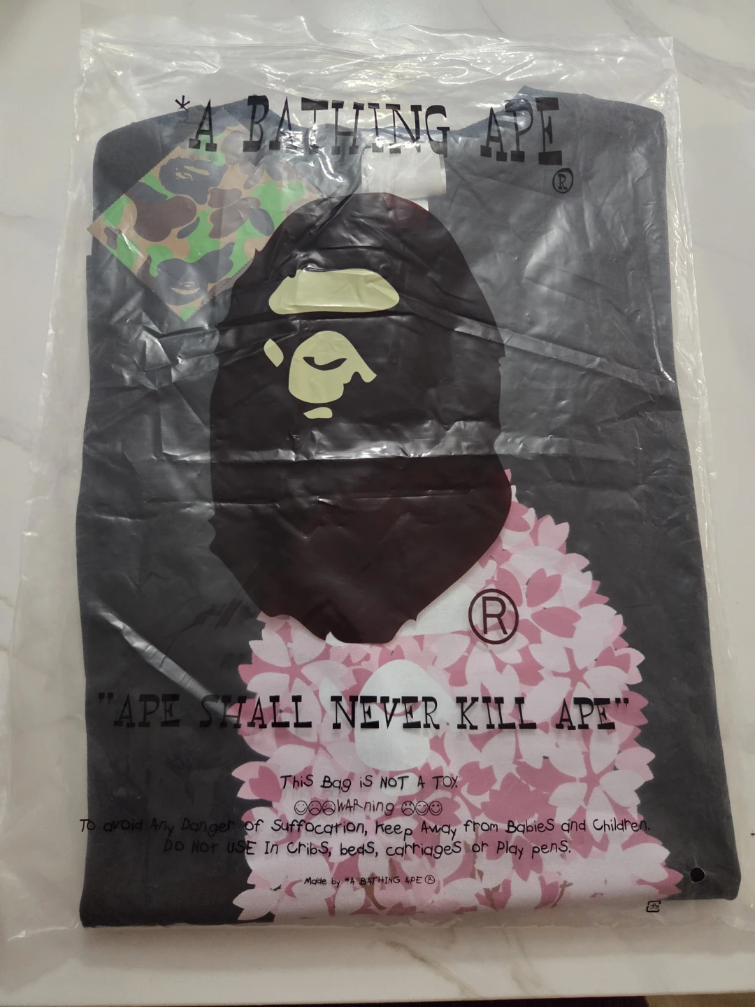 A Bathing Ape "Ape Shall Never Kill Ape" Graphic T-Shirt