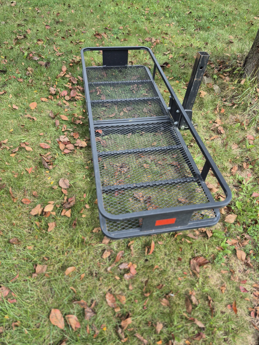 Black hitch-mount cargo carrier - photo 5
