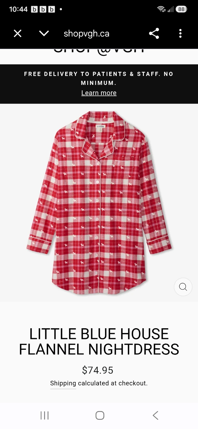 Little Blue House Flannel Nightdress, xl - photo 3